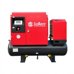 Single Phase 4 in 1 Compressor Industrial Rotary Screw Air Compressor Air Compressor Suppliers Sollant Machinery Sollant Compressor