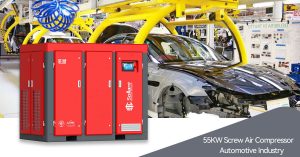 sollant Screw Air Compressor for Automotive Industry