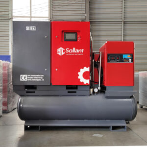 Screw air compressor for fiber laser cutting machine