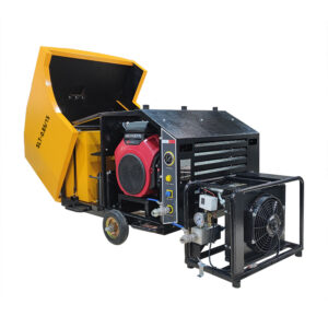 sollant gas powered screw air compressor