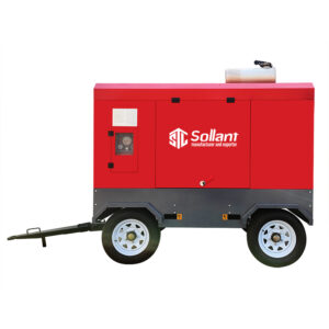 Mobile Diesel Screw Air Compressor