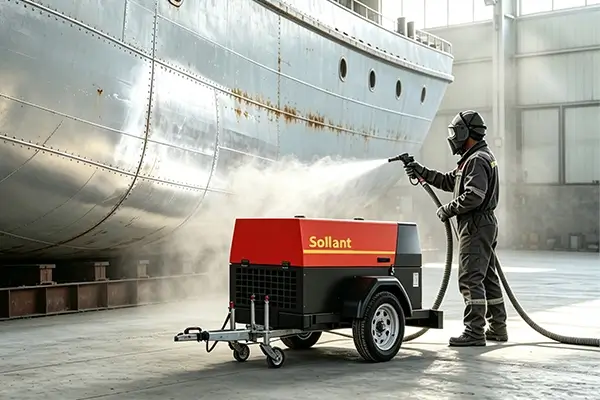 Sandblasting-Portable Air Compressor-Sollant