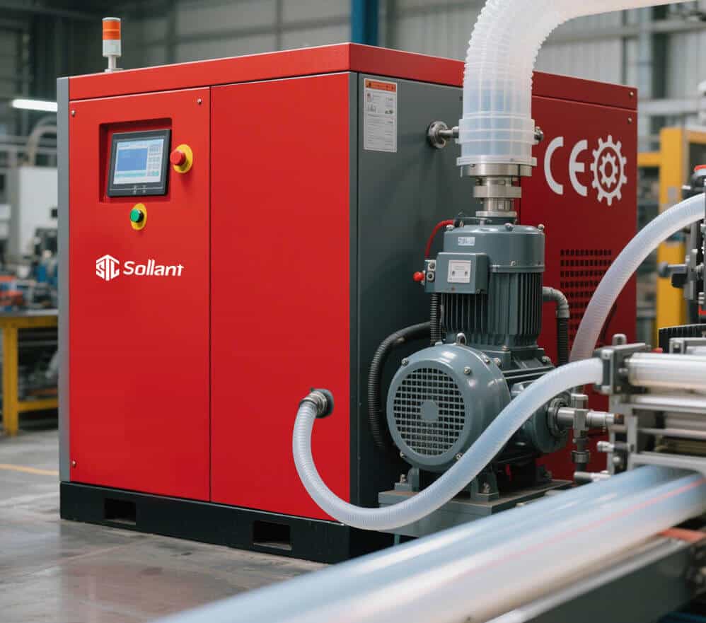 Applications of Sollant air compressors in the plastics industry