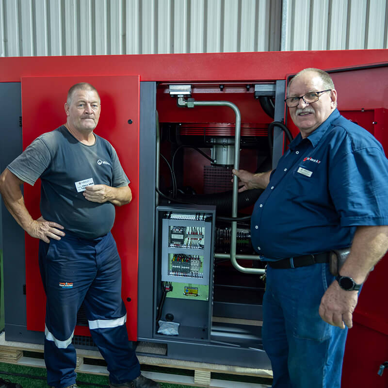 Sollant, a manufacturer of screw air compressors, participated in a trade show held in South Africa