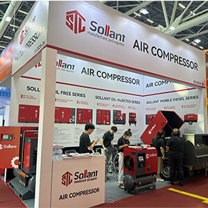 Sollant air compressor at the Canton Fair 1