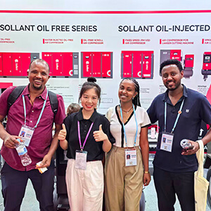 Sollant air compressor at the Canton Fair 3