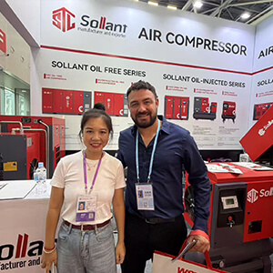 Sollant air compressor at the Canton Fair 6