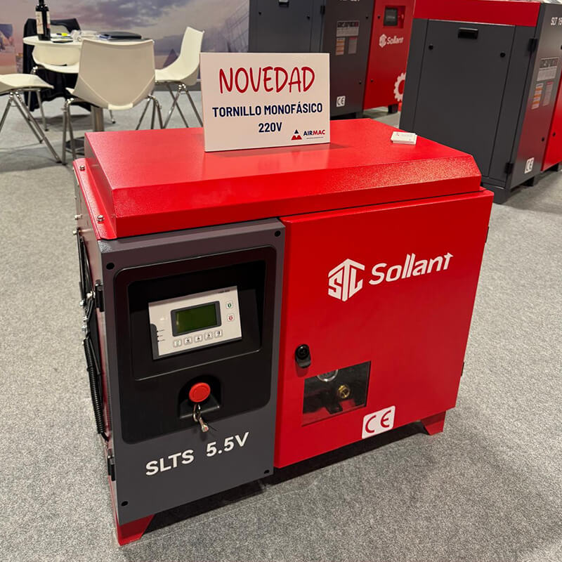 Sollant air compressor manufacturer participates in a trade show in Russia (2)