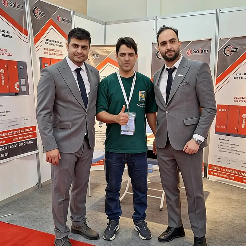 Sollant air compressors at the Iran exhibition 8