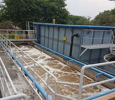 Moving Bed Biofilm Reactor (MBBR) - Sollant Air Compressor for Wastewater Treatment
