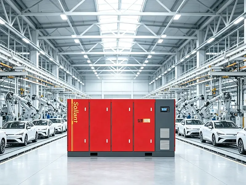 Oil-Free Air Compressor - Automotive Manufacturing Industry - Sollant