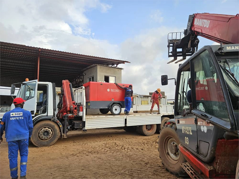 Portable Compressor Solution for Highway Construction Project
