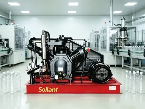 Sollant High-Pressure Piston Air Compressor – PET Bottle Blowing
