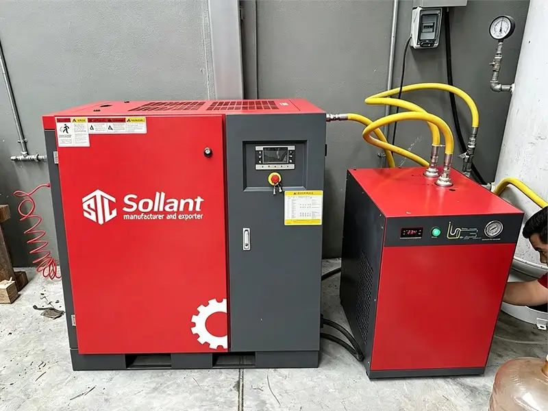 SLTOF-7.5S Oil-Free Scroll Air Compressor - Filling Applications - Sollant
