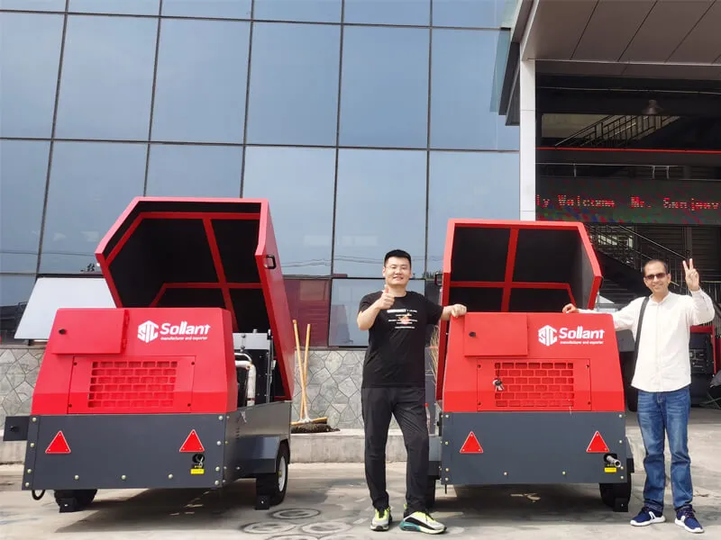 sollant screw air compressor manufacturers in china