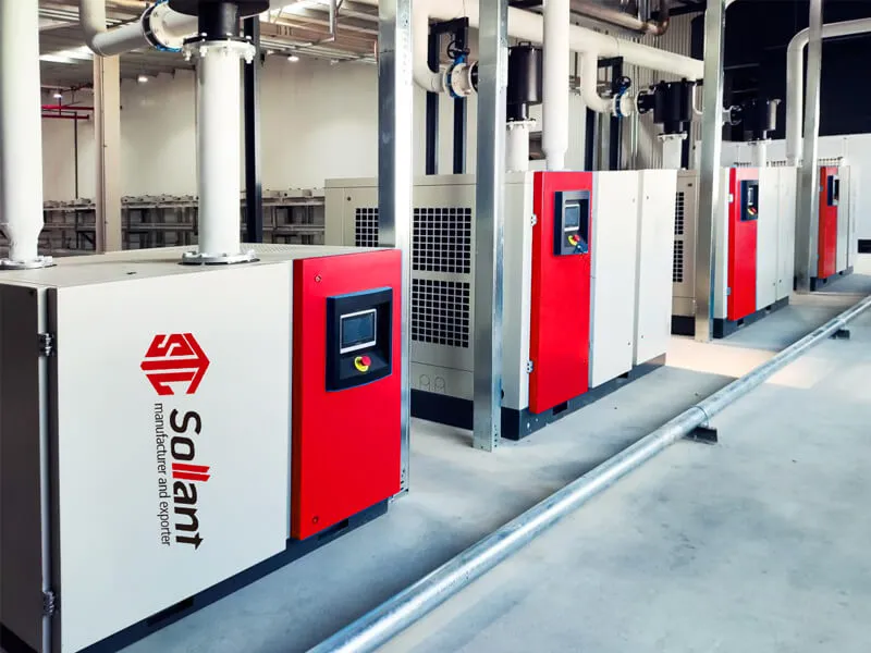 sollant screw type dry vacuum pump